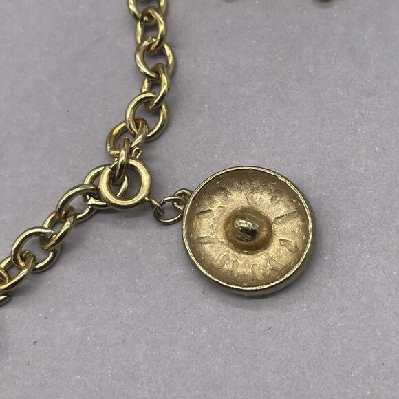 Diamond International Gold Tone Charm Bracelet - Picture 3 of 4